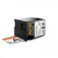 Dymo Rhino XTL White with Orange Header Safety Labels - 51x102mm, Black Text (p/n: 1868713)