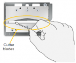 How to Clean the Cutter Blade on the Dymo XTL500 Label Maker