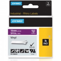 Dymo Rhino Purple Vinyl Tape - 19mm, white Text (p/n: 1805421) - DISCONTINUED